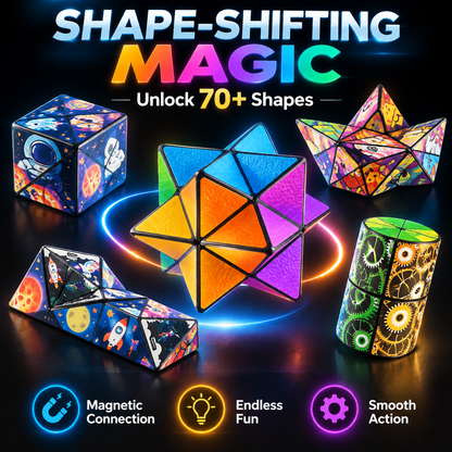 💥LAST DAY SALE 50%OFF - The Ultimate 3D Shape-Shifting Magic Cube!