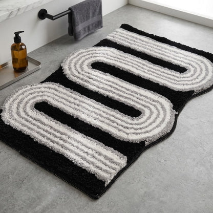 Minimalist Geometric Line Mat