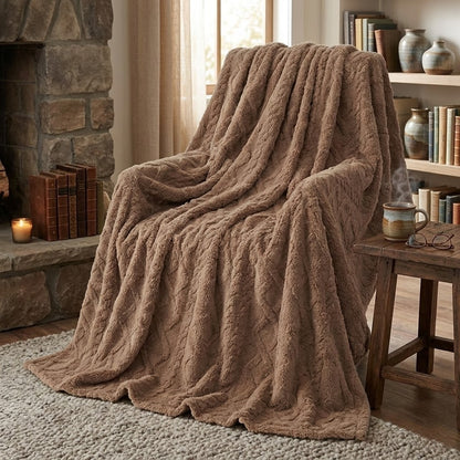 Tufted Jacquard Velvet Blanket