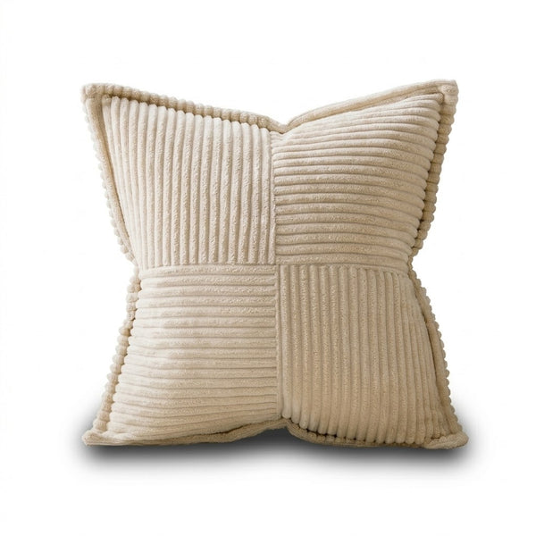 Corduroy Striped Cushion Cover