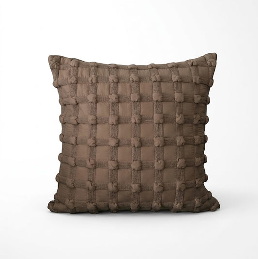 Wabi-Sabi Geometric Bubble Cushion Cover