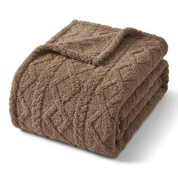 Tufted Jacquard Velvet Blanket