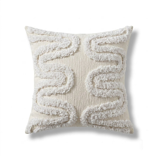 Double-Layer Wave Cushion Cover