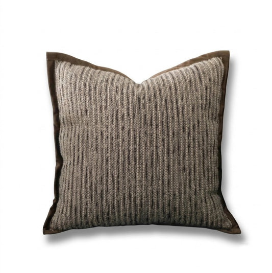 Striped Wide-Edge Cushion Cover